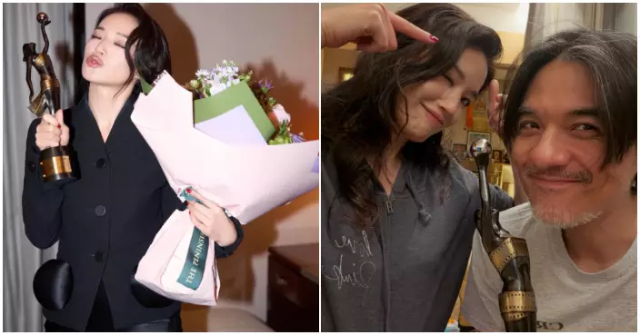 50歲舒淇憑《女孩》奪新晉導演 馮德倫甜蜜放閃賀太太「起飛」