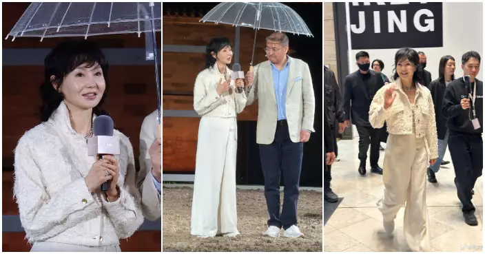 61歲張曼玉罕有現身北京 生圖狀態被指「五官分離」　