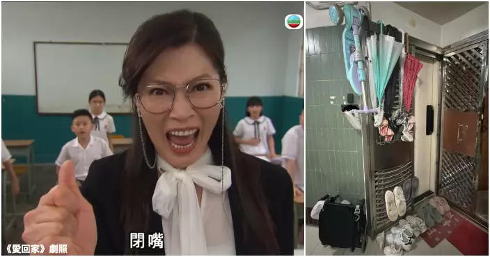 網友曝光鄰居極致收納法  鐵閘變身「立體收納架」鞋遮滑板車樣樣得