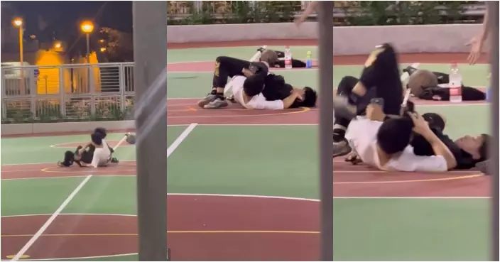 網傳影片秀茂坪兩少年持械互毆 持摺刀及鐵蓮花對峙