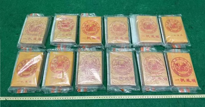 海關機場檢4公斤懷疑海洛英 市值約290萬拘21歲男