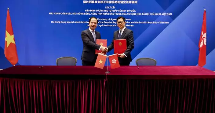 鄧炳強與越南副檢察長簽刑事事宜相互法律協助協定 涵蓋追查證據及沒收犯罪得益