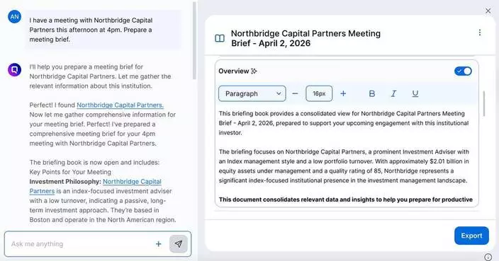 Q4推AI原生CRM革新投資者關係管理模式