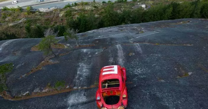 加拿大公路驚現「飛天甲蟲車」 疑工程系學生惡作劇