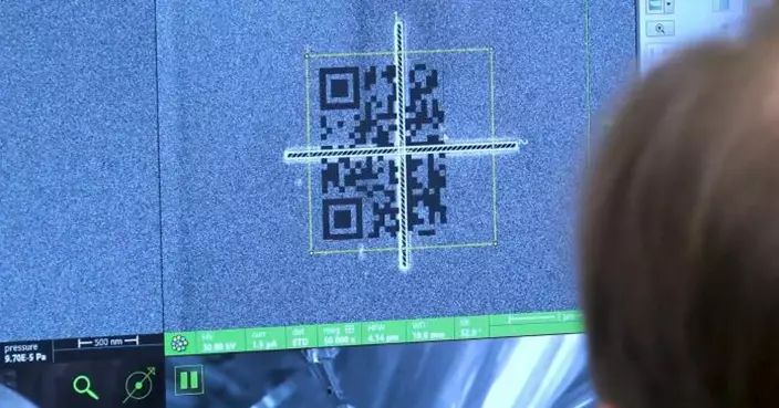 細過頭髮絲！奧地利科學家製超微型QR Code 面積僅1.977平方微米創世界紀錄