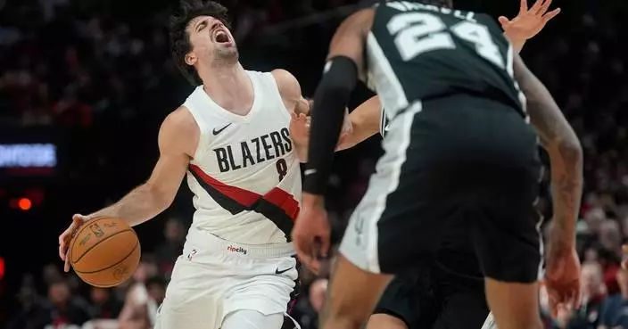 馬刺缺文班亞馬仍挫拓荒者 總場數領先2比1