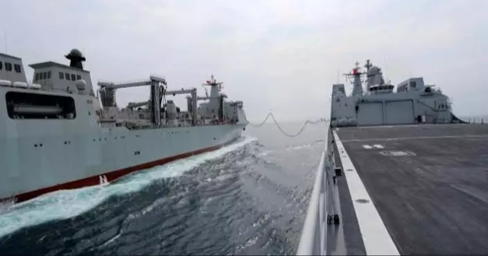 《簡氏》衛星圖實錘　中國建全球最巨6萬噸「超級奶媽」　規模超越遼寧艦為核航母遠洋保駕護航