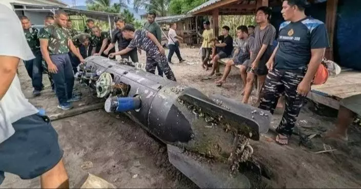 印尼龍目海峽撈起帶藤壺中國潛航器　外殼印CSIC標誌顯屬科研設備　軍方確認非爆炸物不作軍事定性