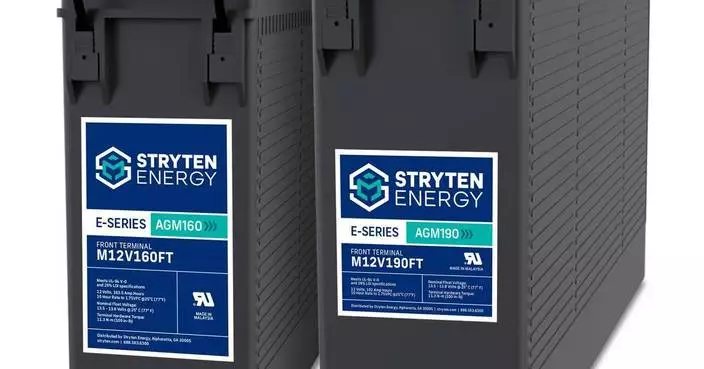 Stryten Energy推新E系列AGM電池 提升電訊及公用事業可靠性