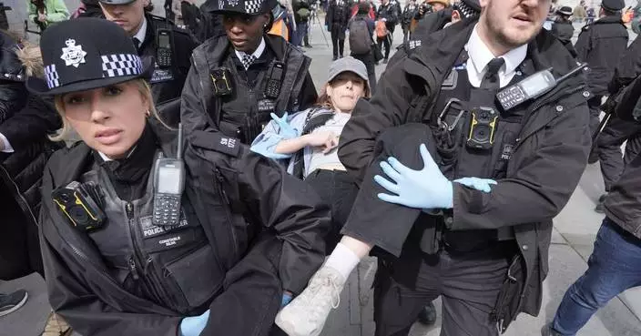 倫敦警方拘逾200人聲援巴勒斯坦行動 團體被指恐怖組織