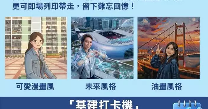 基建巡迴展覽4.7登陸時代廣場 設互動地圖及AI打卡體驗