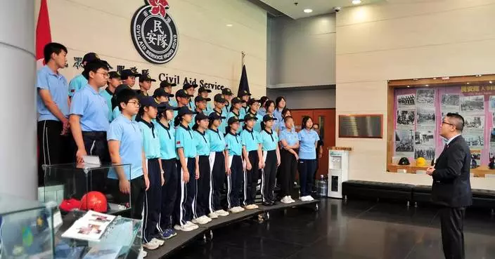 深圳少輔隊回訪民安隊少年團 欣賞青馬夜景、參加障礙賽深化兩地交流