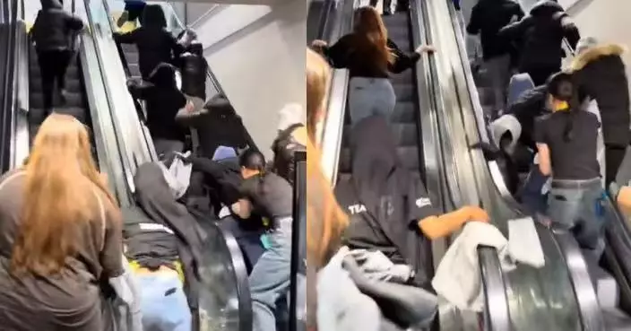 英運動連鎖店遭9蒙面青年闖入搶掠 女店員挺身阻止搶回貨品獲讚英勇
