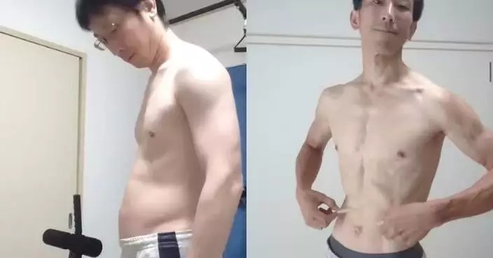 《一拳超人》訓練3年 日微胖大叔變肌肉男跑完逾205公里環湖馬拉松