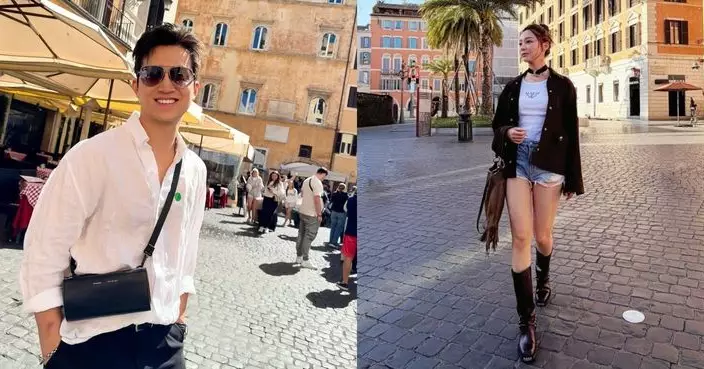 葉蒨文羅馬開工 男友GM人肉速遞陪遊