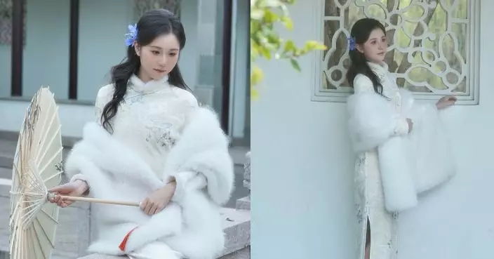 TVB小花羅皓誼旗袍Look滲仙氣 網民封古典美人