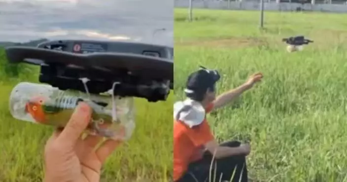 寵物鸚鵡遭貓咬傷無法飛行 菲律賓飼主造無人機「客艙」助重返天空