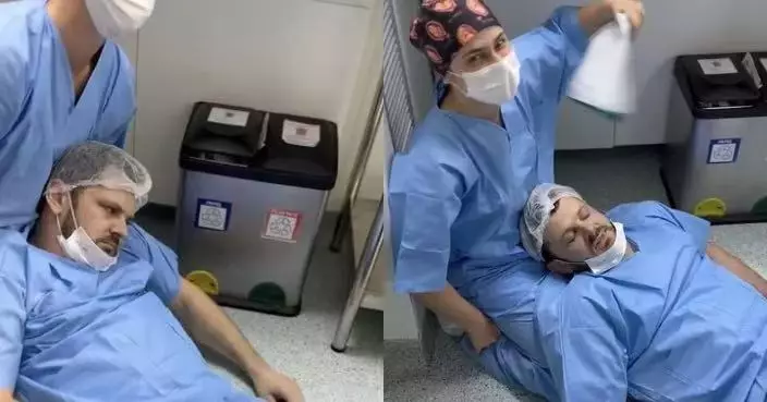 先救爸爸！巴西男陪產太緊張 於女兒出生瞬間突暈倒 醫護即場急救