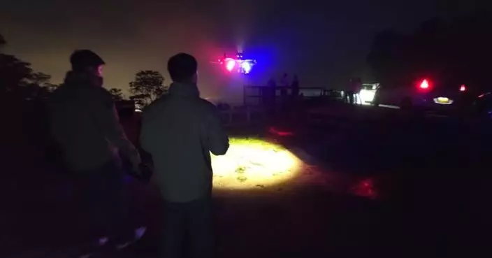警方飛鵝山沿途設路障並出動無人機 持續進行反毒品巡邏及宣傳