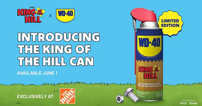 WD-40聯乘《山丘之王》推限量罐 家得寶獨家發售