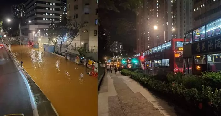 青衣鄉事會路爆水管 多個屋苑食水受影響
