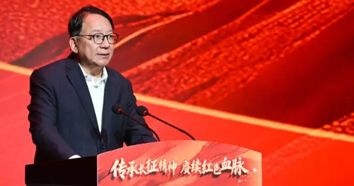 陳國基江西出席港澳青年重走長征路啟動禮 特區批逾40交流項目鼓勵港青傳承長征精神