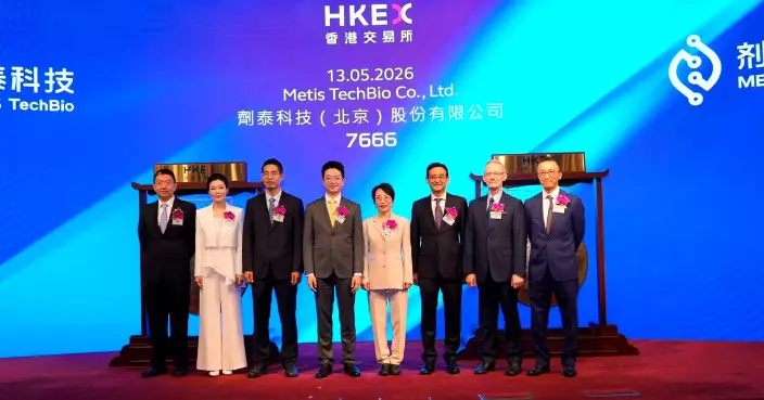 香港科技園區公司劑泰科技 成功在港交所上市