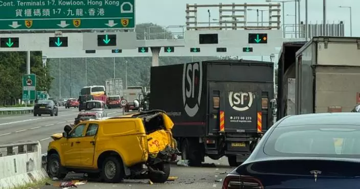 長青公路三車相撞 青馬管制區男職員死亡 另5人受傷