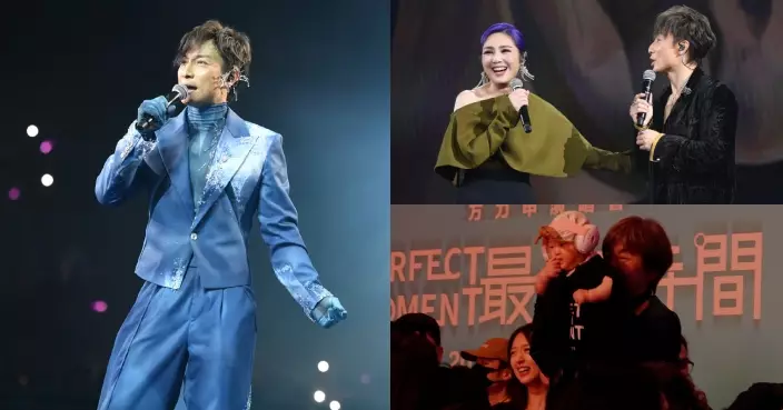 方力申紅館演唱會圓滿結束 台上楊千嬅見證「可人兒」25年轉變 台下囡囡Isla可愛搶鏡