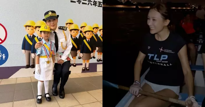 何佩瑜頒獎幼兒步操被叫「姨姨」笑爆全場 為參加比賽扒龍舟操到有老鼠仔