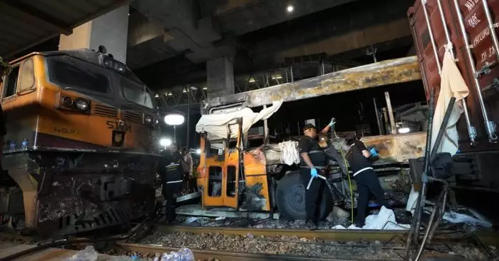 泰國火車撞巴士釀8死32傷事故　火車司機毒檢初步呈陽性