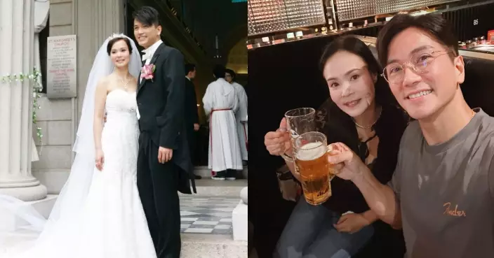 區永權晒昔日結婚相慶祝玫瑰婚 發表愛妻宣言冧爆老婆