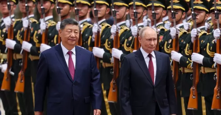習近平舉行儀式歡迎普京訪華 兩國元首稍後簽署聯合文件並發表聲明