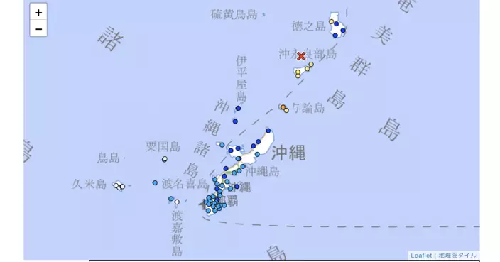 日本沖繩附近5.9級地震　目前沒海嘯風險