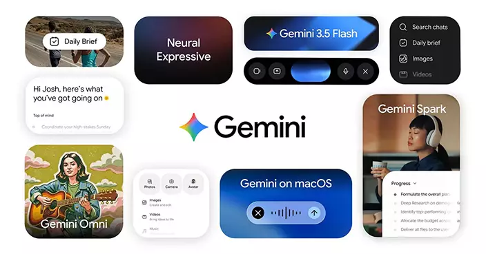 Google I/O重點攻AI代理 Gemini 3.5、Omni、Spark齊登場 秋季將推出智能眼鏡
