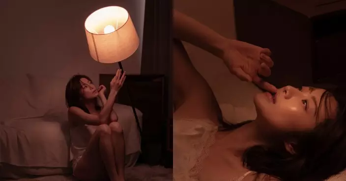 打女變性感尤物！ 楊梓菁深夜蕾絲睡衣上陣派福利