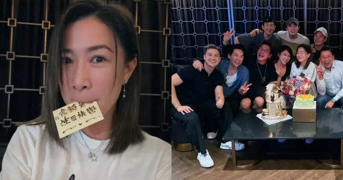 佘詩曼慶生飯局不斷 視帝小生輪流包圍賀壽