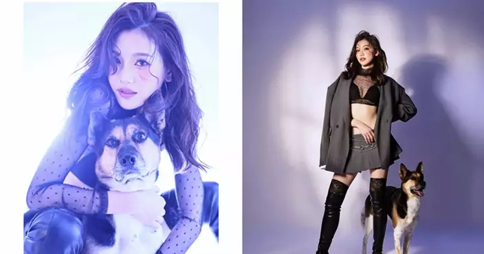 鄧美欣黑紗Bra Top暗黑寫真 網民驚嘆：呢個身材簡直係無敵！