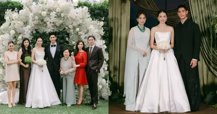 吳婉芳公開次子胡智同婚禮靚相 分享再做奶奶喜悅：作為母親的我衷心祝賀這對新人