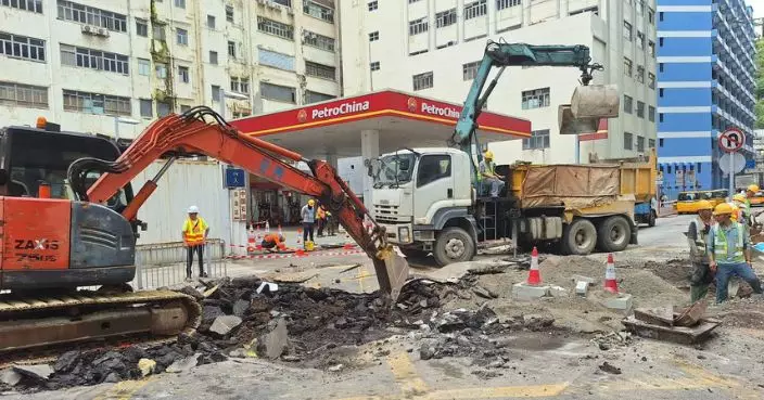 楊屋道水管維修完成 沖廁水恢復供應 行車線料凌晨分階段重開