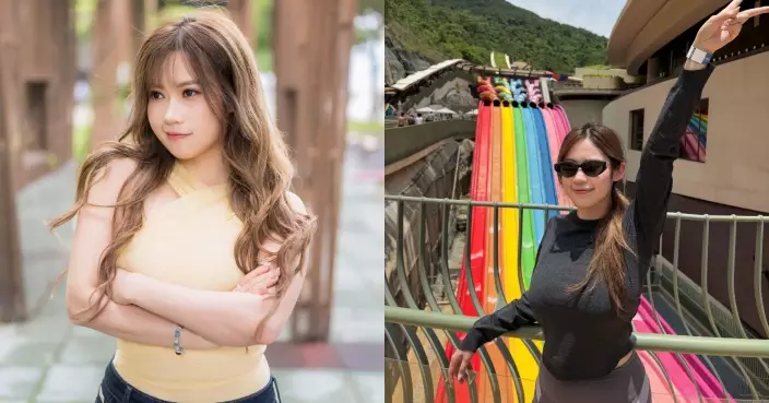 波波黃婧靈著長袖衫包到冚現身水上樂園 網民齊投訴：有冇尊重過個場合？