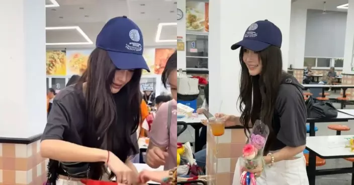 Angelababy湊仔之餘做義工 零架子任影任簽名勁親民