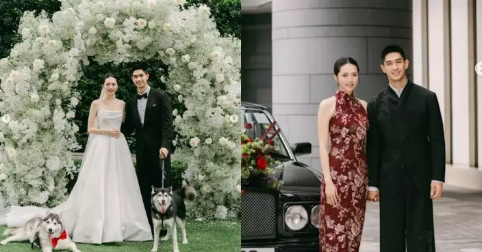 吳婉芳二仔胡智同曬婚照 宣誓當眾落淚