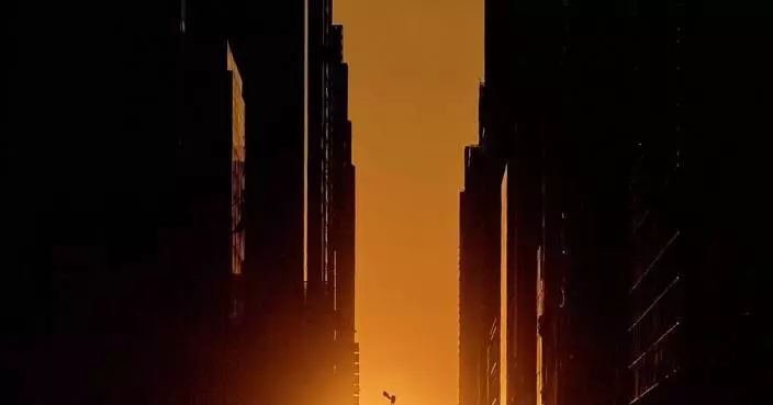 曼哈頓懸日奇觀 紐約市每年兩度日落美景