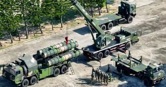 美日菲演習連發導彈劍指南海，解放軍永興島紅旗-9B實射畫面首度曝光