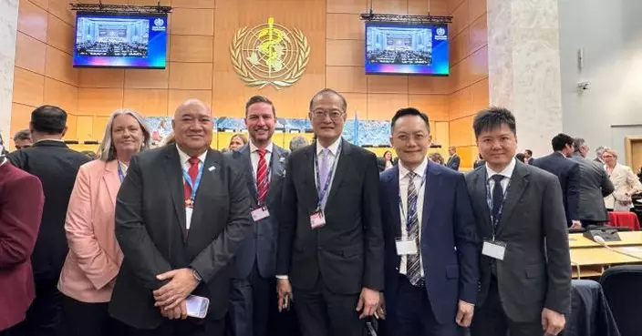 盧寵茂瑞士出席世界衞生大會 於登革熱主題會議談防控策略