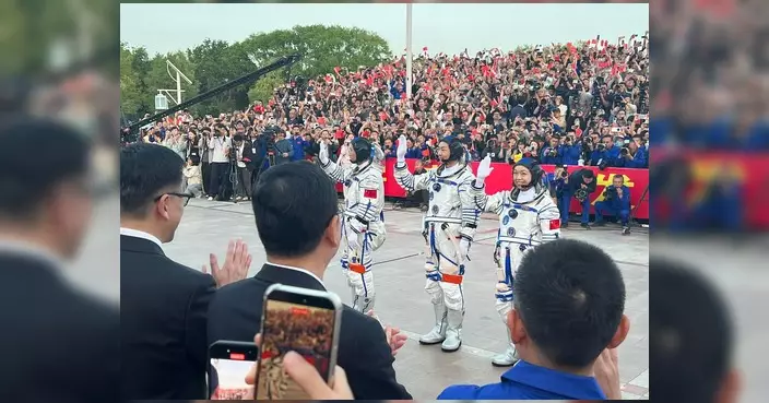 卓孝業：見證黎家盈升空感非常自豪 切實感受到國家航天實力　