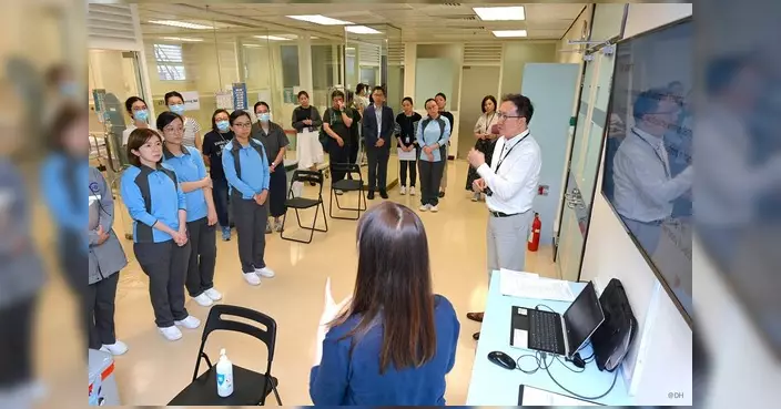 提升防護伊波拉病毒能力 感染控制處為衞生署前線人員辦培訓