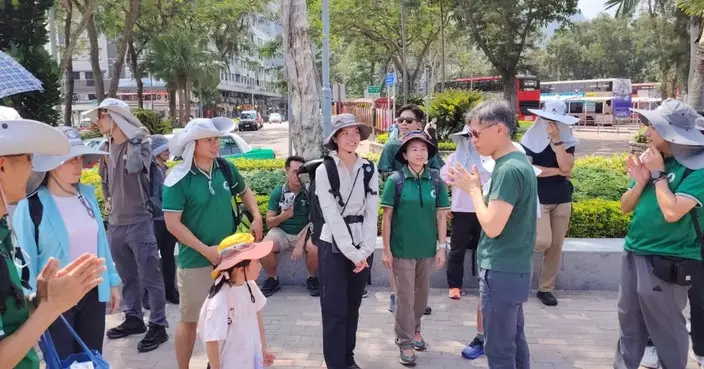 漁護署署長率義工橋咀洲淨灘 清理16袋垃圾護海洋