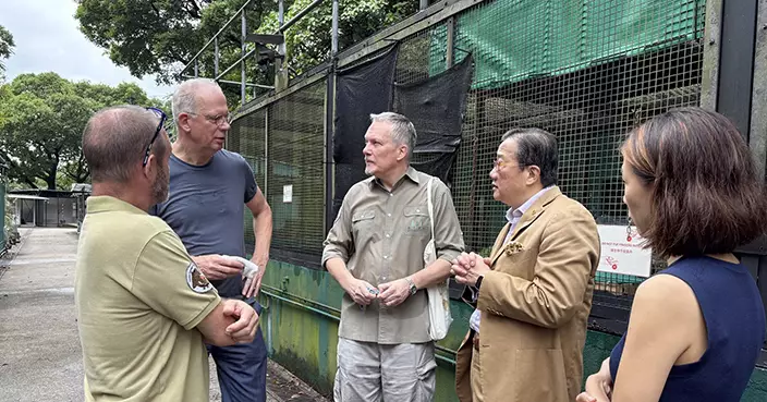 申訴專員陳積志到訪嘉道理農場 了解野生動物拯救及保育工作